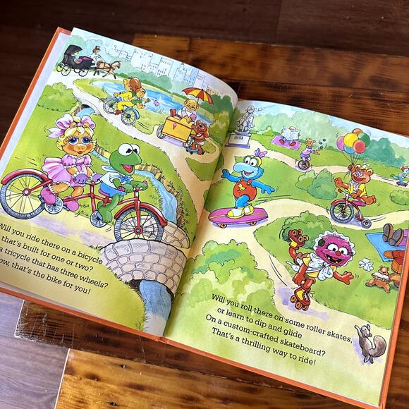 Vintage 1992 Jim Henson's The Muppets Muppet Babies On The Go Hardcover Book - Picture 5 of 10